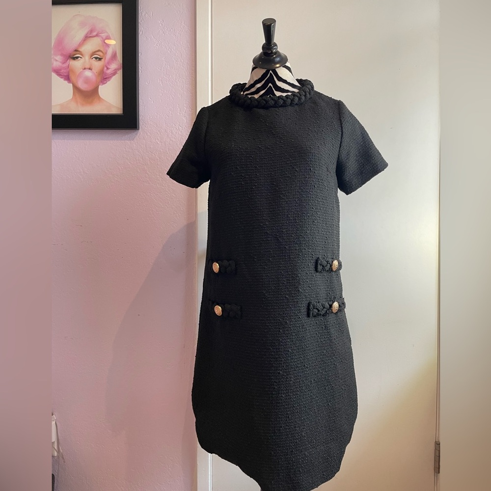 Tuckernuck Black Tweed Jackie Dress - Picture 2 of 7